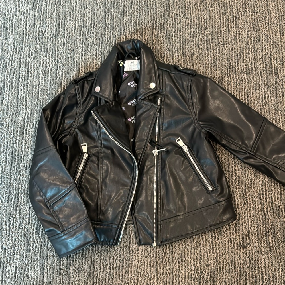NWOT Black Faux Leather Jacket